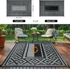 Outdoor Patio Plastic Straw Rug - Image 4