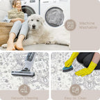 Srugn Area Rug 8x10 Washable Area Rugs - Image 5