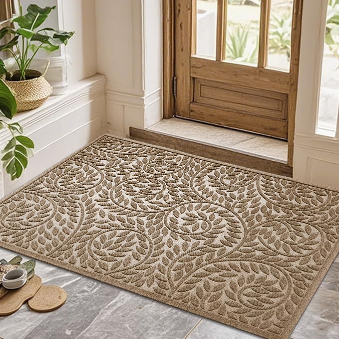 Bulijojo Front Door Mat Entrance, Durable Heavy Duty Welcome Mat, Thick by ShowYourStyle
