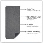 Bosap Bath Mat, Ultra Thin Bathroom Runner Rugs, Large Bath Mats - Image 2