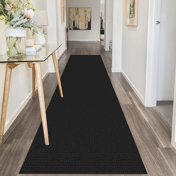 IOHOUZE Washable Runner Rug 2.6x10 Non Slip Rubber Backed Long Hallway Runner - Image 8