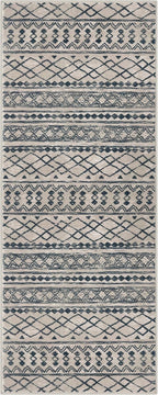 KUTA Boho Kitchen Rug 2x5 Light Brown Black Moroccan Washable Runner Rug - Image 8