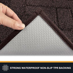 PURRUGS Dirt Trapping Door Mat 32" x 47", Non-Slip Machine Washable Entry Rug - Image 4