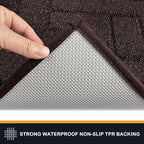 PURRUGS Easy Care Area Rug 6ft x 9ft, Non-Slip Machine Washable Entry Rug - Image 5