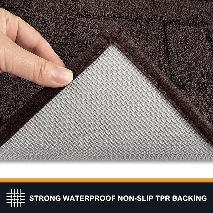 PURRUGS Easy Care Area Rug 6ft x 9ft, Non-Slip Machine Washable Entry Rug - Image 5
