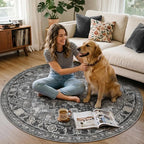 Office Chair Mat for Hardwood Tile Floor, Under Desk Carpet Protector for - Image 3