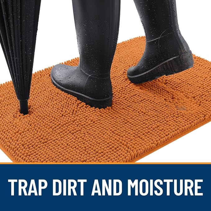 OLANLY Dog Door Mat for Muddy Paws 40x32, Absorbs Moisture and Dirt, Absorbent - Image 2