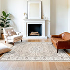 5x7 Living Room Area Rugs: Washable Non-Slip Stain Resistant Rug by HYHAOYUNLAI