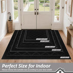 BEQHAUSE Dirt Trapper Door Mat 20" x 32", Doormat Non-Slip Entryway Rugs - Image 2
