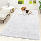 OLANLY Dog Door Mat for Muddy Paws 59x35, Absorbs Moisture and Dirt, Absorbent by OLANLY