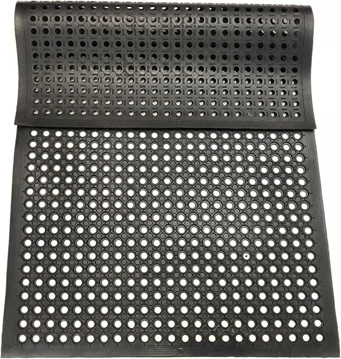 Uniboho Outdoor Rubber Floor Mats Anti Slip Restaurant Commercial Kitchen - Image 5