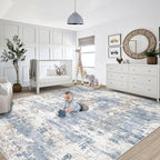 XLUEZ 8x10 Area Rugs for Living Room, Washable Modern Abstract Large Area Rug - Image 4