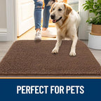 OLANLY Dog Door Mat for Muddy Paws 59x20, Absorbs Moisture and Dirt, Absorbent - Image 6