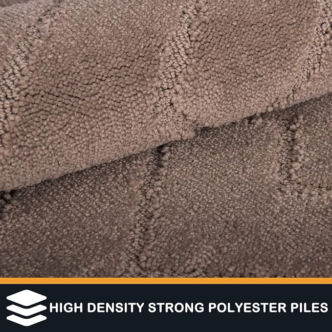PURRUGS Dirt Trapping Door Mat 32" x 70", Non-Slip Machine Washable Entry Rug - Image 3