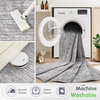 Washable Rug 6x9 Area Rugs: Modern Geometric Rugs - Image 2