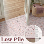 DCX Washable 8x10 Pink Floral Rug - Image 6