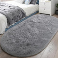 LOCHAS Bedroom Rug 2.6' x 5.3', Soft Oval Throw Rugs Carpet by LOCHAS