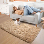 YJ.GWL Fluffy Runner Rugs for Bedroom Living Room Soft Shag Rug 2x6 Feet - Image 6