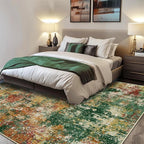 RELEANY Washable Area Rugs 10'x14 Non-Slip Modern Abstract Soft - Image 2