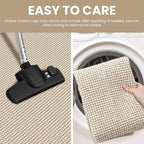 IOHOUZE Washable Runner Rug 2x12 Non Slip Rubber Backed Extra Long Hallway - Image 4