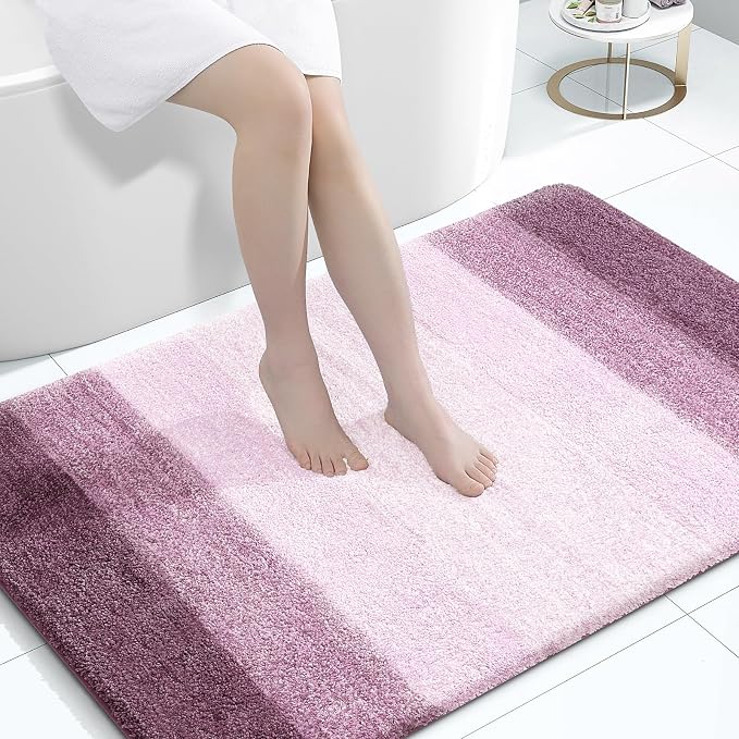 OLANLY Large Bathroom Rugs Mat 44x32, Extra Soft Absorbent Microfiber Bath Rugs by OLANLY