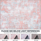 Pink Rug Carpet 5x7 Area Rugs for Bedroom Girls: Washable Modern Rug for Living - Image 7