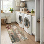 RELEANY Washable Area Rugs 2'x5' Non-Slip Modern Abstract Soft - Image 9