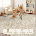 Washable Rug 6x9 Area Rugs: Modern Geometric Rugs - Image 4