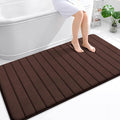 OLANLY Memory Foam Bath Mat 59x35, Super Soft Absorbent Bathroom Rugs, Quick Dry by OLANLY