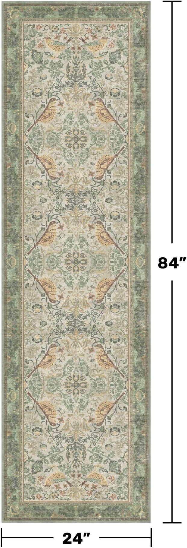 Sage Floral Kitchen Runners - Image 2