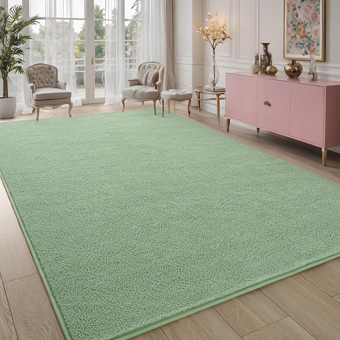 Pettop 6x9 ft Light Green Area Rugs - Image 7