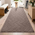 PURRUGS Dirt Trapping Door Mat 32" x 70", Non-Slip Machine Washable Entry Rug by PURRUGS