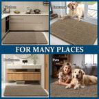 OLANLY Dog Door Mat for Muddy Paws 47x20, Absorbs Moisture and Dirt, Absorbent - Image 8