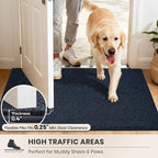 PURRUGS Dirt Trapping Door Mat 24" x 35.5", Non-Slip Machine Washable Entryway - Image 6