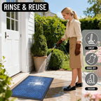 OLANLY Front Door Mat Outside Entrance 47x32, Heavy Duty Sturdy Natural Rubber - Image 7