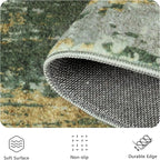 6x9 Area Rugs - Modern Abstract Washable Rug, Ultra Soft Non Slip Low Pile - Image 5