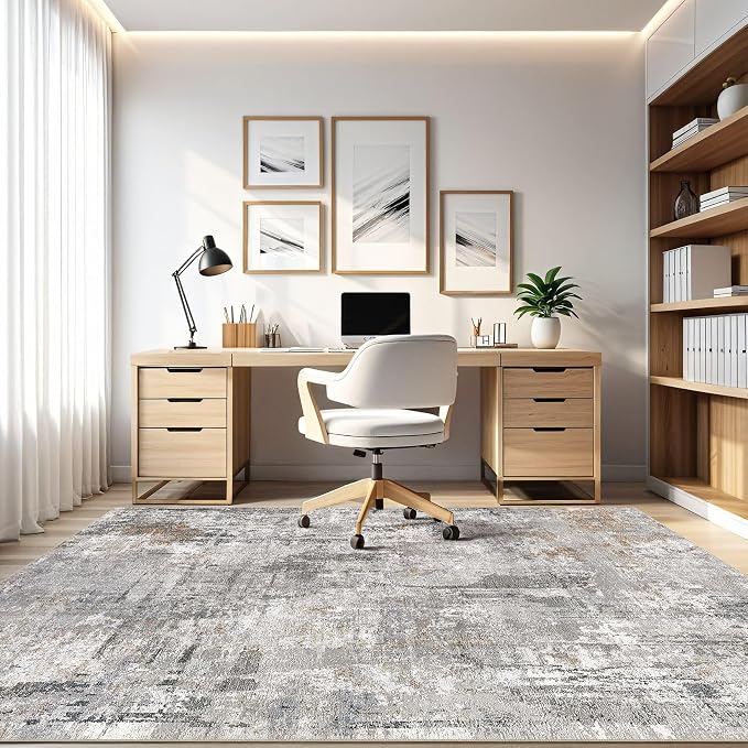 LOONGRUG 8x10 Area Rugs Living Room: Machine Washable Large Abstract Modern - Image 8