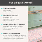 Pink Rugs for Bedroom Girls, 5x7 Washable Area Rug for Living Room Nursery Kids - Image 7