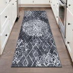 HEBE Washable Hallway Runner Rug 2'x 5' Non Slip Kitchen Rugs Runner, Low Pile by HEBE