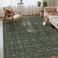 Rugxara 4x6 Rug for Living Room Bedroom, Vintage Retro Boho Area Rugs, Non Slip by Rugxara