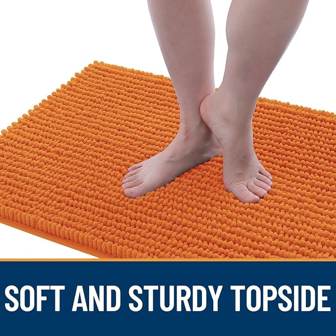 OLANLY Dog Door Mat for Muddy Paws 44x24, Ultra Absorbent Chenille Mud Doormat - Image 3