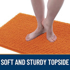 OLANLY Dog Door Mat for Muddy Paws 44x24, Ultra Absorbent Chenille Mud Doormat - Image 3
