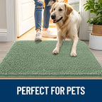 OLANLY Dog Door Mat for Muddy Paws 70x35, Absorbs Moisture and Dirt, Absorbent - Image 6