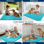 OLANLY Dog Door Mat for Muddy Paws 24x16, Ultra Absorbent Chenille Mud Doormat - Image 8