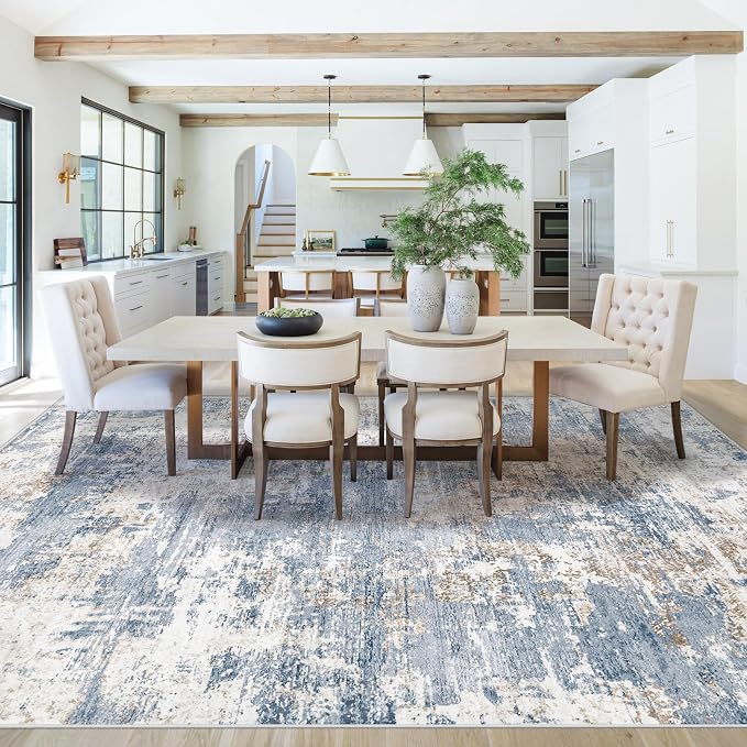 XLUEZ 8x10 Area Rugs for Living Room, Washable Modern Abstract Large Area Rug - Image 5