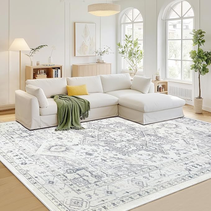 Srugn Area Rug 8x10 Washable Area Rugs by Srugn