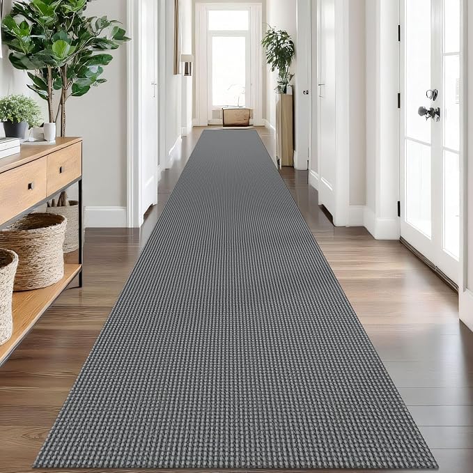 IOHOUZE Washable Exrea Long Hallway Runner Rug 3x20 Non Slip Rubber Backed by iOhouze