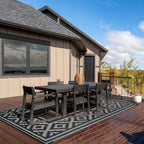 Outdoor Patio Plastic Straw Rug - Image 5