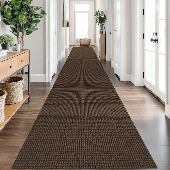 IOHOUZE Washable Exrea Long Hallway Runner Rug 3x20 Non Slip Rubber Backed by iOhouze