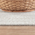CAMILSON Easy Jute Rug 2x3, Indoor Outdoor Off-White Color Fiber Area Rugs - Image 7